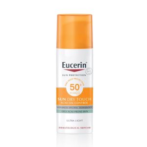 ครีมกันแดดสําหรับคนเป็นสิวผิวแพ้ง่าย อันดับที่ 2 Eucerin Sun Dry Touch Acne Oil Control
